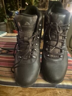 Ozark Trail Brown Men's Lace-Up Hiking Boots